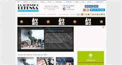 Desktop Screenshot of laautenticadefensa.net